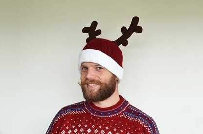 Super Festive Reindeer Hat!
