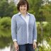 668 Mill River Cardigan - Knitting Pattern for Women in Valley Yarns Sunderland