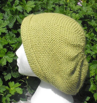 GARTER STITCH SLOUCH KNITTING PATTERN - MADMONKEYKNITS