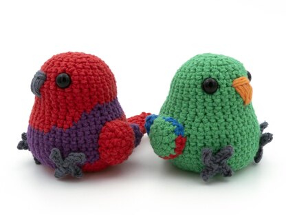 Amigurumi Eclectus Parrot