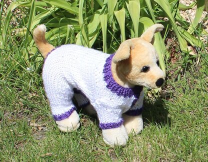 Crochet store dog pajamas