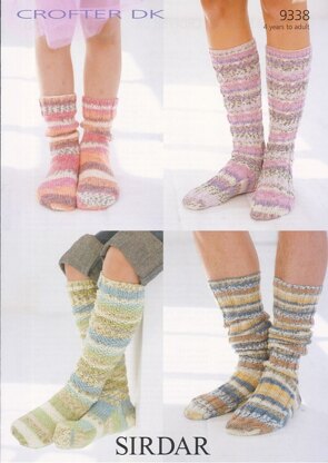 Socks in Sirdar Crofter DK - 9338