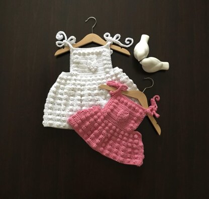 Sweetheart Tie Strap Dress N 654