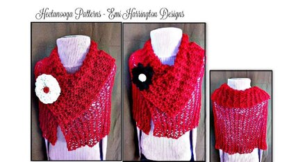 YT Red Beginner Shawl