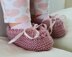 Lisa - Picot edge baby shoes