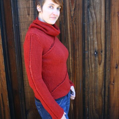 Kira K. Designs Traveling Eyelet Sweater PDF