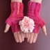 Mitred Ribbing Mitts