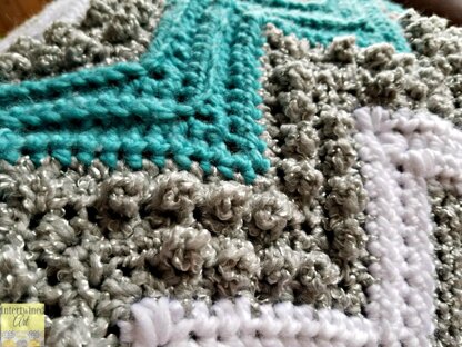 Tons of Texture Chevron Baby Blanket