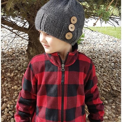 Cold Embers Winter Hat - knitting pattern