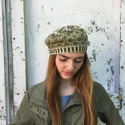 Trellis Tam - knitting pattern