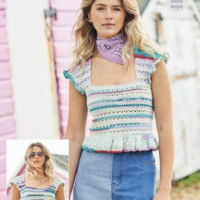 Crochet Tops in Stylecraft Savannah - 9988 - Downloadable PDF