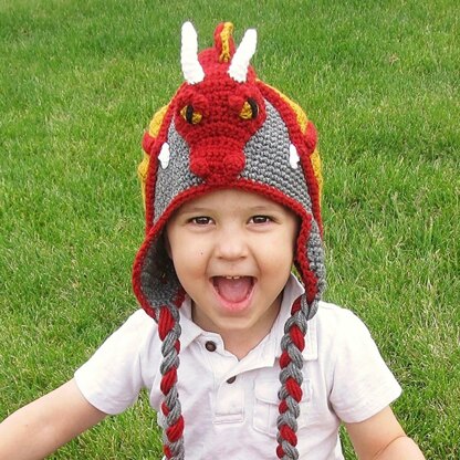 Crochet Dragon Hat Pattern