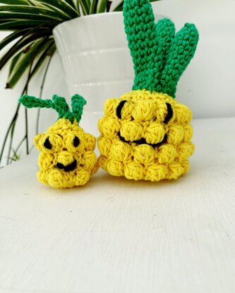 Amigurumi Mummy Pineapple & Baby