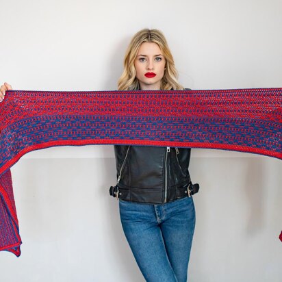 Velvet Vines Shawl