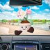 Smiling Tulip Basket Car Hanging