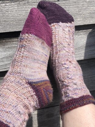 Twisted Lace Socks