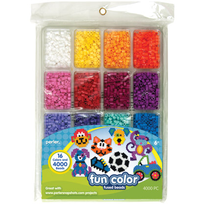 Perler Fused Bead Tray 4,000/Pkg - Fun Color