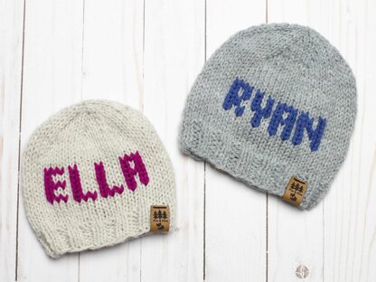 Name Toque Hat Personalized