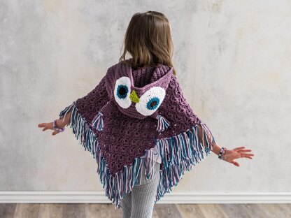 Hooded Owl Poncho