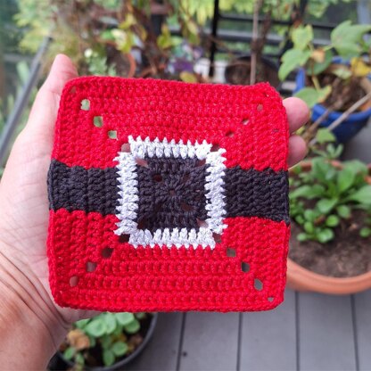 Santa Claus granny square