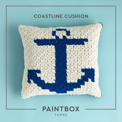 Paintbox Yarns Coastline Cushion PDF (Free)