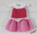 Princess Aurora Crochet Baby Dress Sleeping Beauty