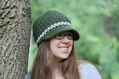 Textured Newsboy Hat 341