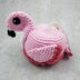 Rosy the Flamingo Scrubby Amigurumi