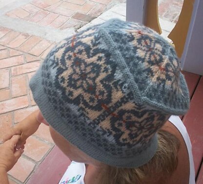 Floral Me Softly Fair Isle Hat