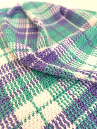 How to Knit the Woven Plaid Stitch