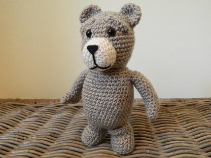 Ted Thunder Buddy teddy bear plush crochet amigurumi