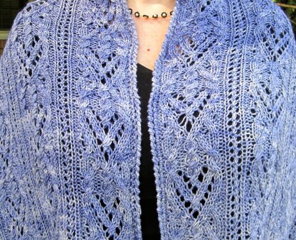 Leith Cable Lace Shawl