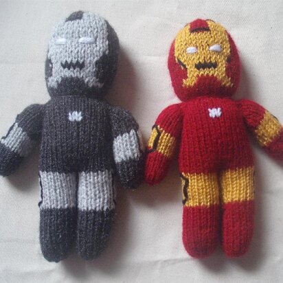 Knitted Iron Man/War Machine