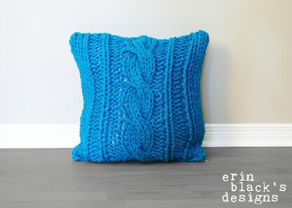 Chunky Cable Twist Knit Pillow Cover (pillow003)