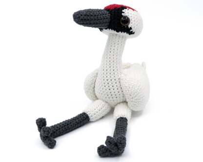 Amigurumi Whooping Crane