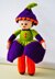 Crocus Flower Doll Knitting Pattern