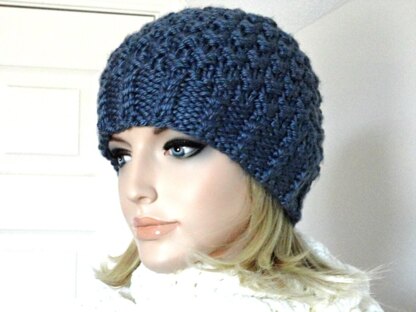Pattern Women Hat Knit Beanie