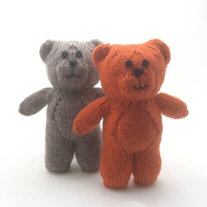 Toe-Up Teddy - knitting pattern