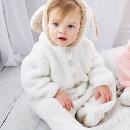 Sirdar 5306 Bunny, Sheep or Teddy Bear All-In-Ones in Bunny PDF