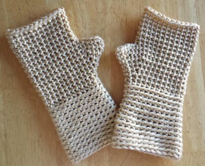 Reversible Fingerless Mitts