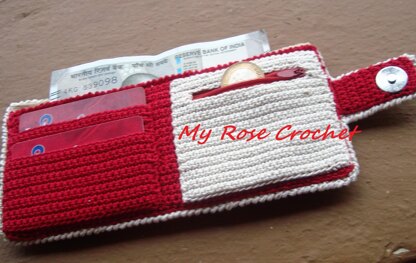 Crochet Bi-fold Ladies Money Wallet Pattern