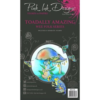 Pink Ink Designs Toadally Amazing A6 Clear Stamp