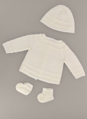 Babies Cardigan in Bergere de France Calinou - 60734-15 - Downloadable PDF