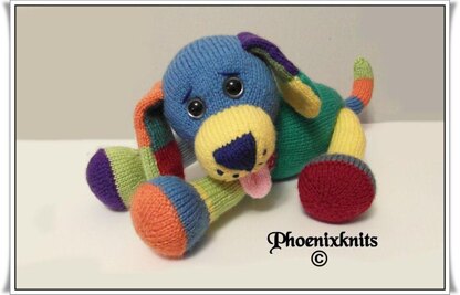 Jacob the puppy Knitting pattern by Phoenixknits | LoveCrafts