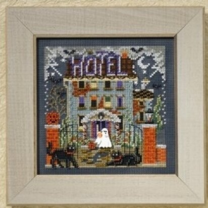 Mill Hill Haunted Hotel Cross Stitch Kit - 5in x 5in