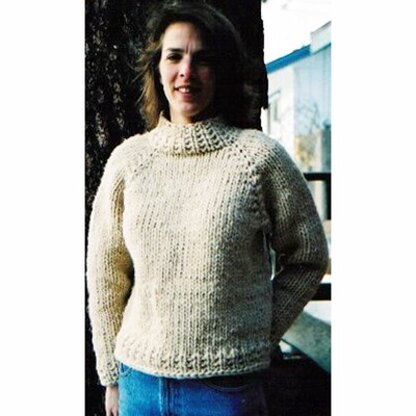 Knitting Pure & Simple 224 Weekend Neck Down Pullover