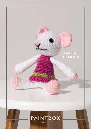 "Amelie the Mouse" - Free Crochet Pattern For Toys in Paintbox Yarns Simply DK - 007