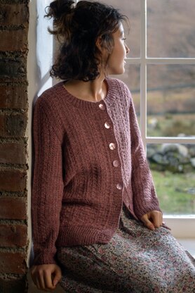 Hodgsons Cardigan Joy in The Fibre Co. Lore - Downloadable PDF