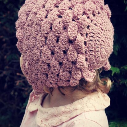 Rose Petal Baby Bonnet