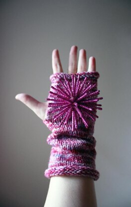 Longue Fingerless Mittens or Mitts